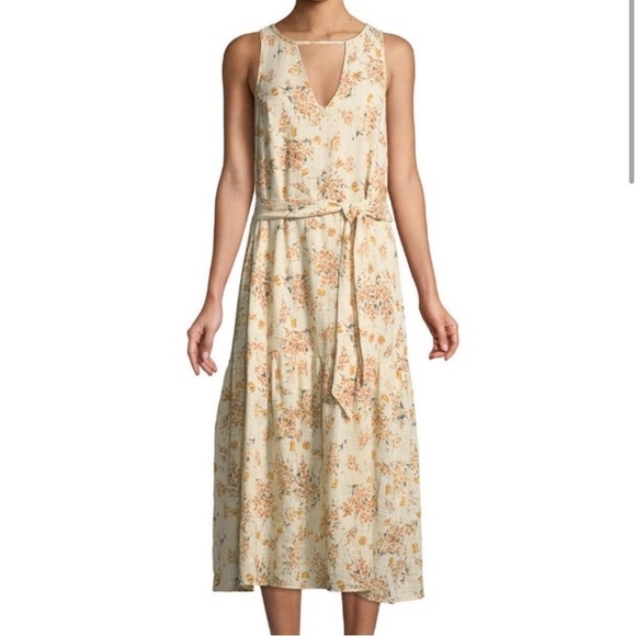 Rachel Pally Lana Keyhole Gauze Dress Large - Picture 2 of 10